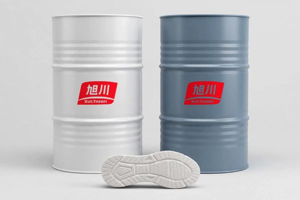 Two-component (A/B) PU system for shoe soles